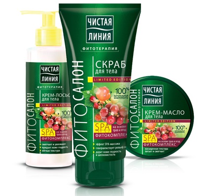 Новая линейка Чистая линия Фитосалон - средства по уходу за телом