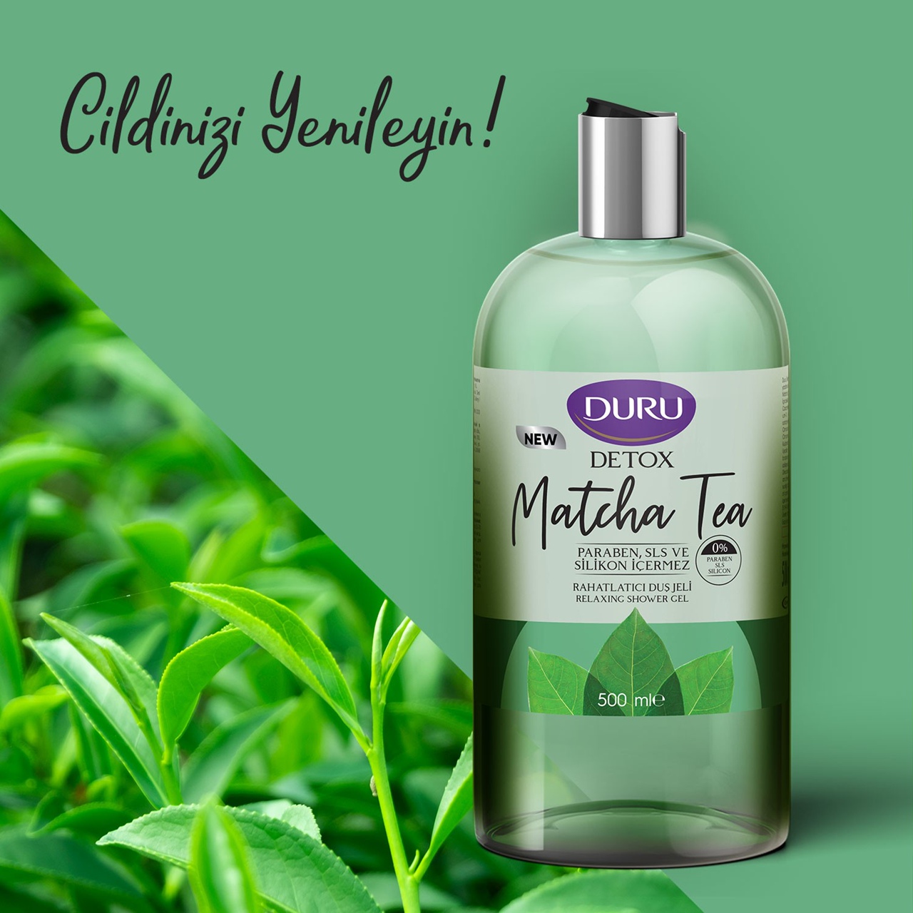 Новая премиальная серия гелей для душа DURU DETOX - почувствуйте эффект детоксикации!