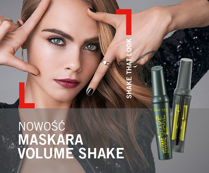 Rimmel Volume Shake с инновационной технологией Shake-Shake - в 2 раза дольше срок службы!